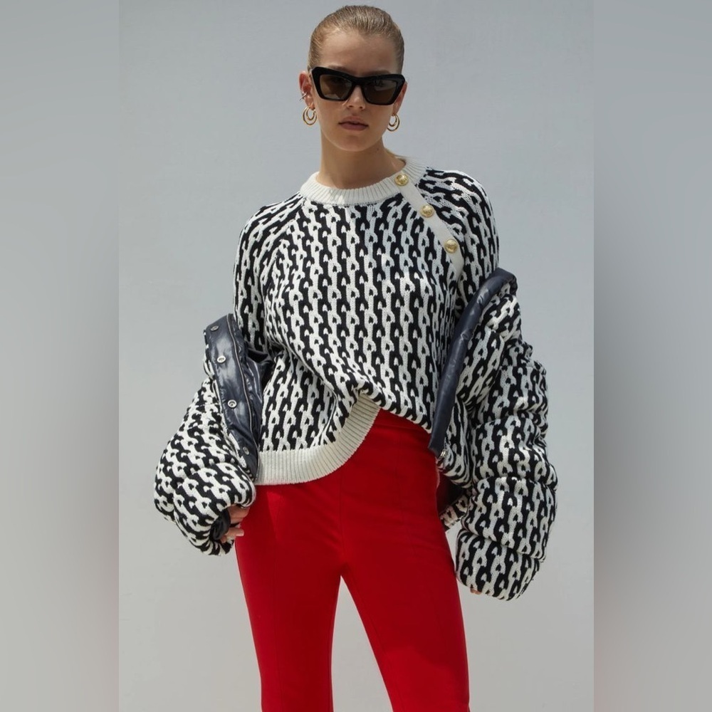 Derek Lam button shoulder sweater